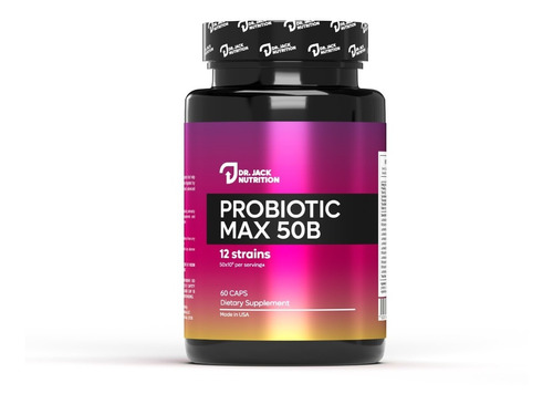 Probiotic Max 50 B - 60 Capsulas | Dr Jack Nutrition