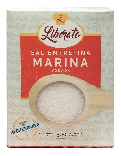 Sal Marina Yodada Entrefina Liberato 100% Natural 500gr