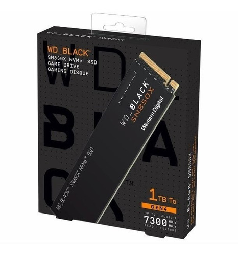 Wd Sn850x 1tb S/disipador Ssd Black M.2 Nvme Gen4.0 Ps5