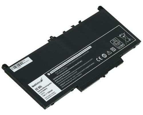 Batería de litio para portátil Dell Latitude de 55 Wh, 4 celdas E7270, color de la batería: negro