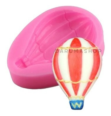 Molde Silicona Globo Aerostatico Grande Fondant Porcelana 