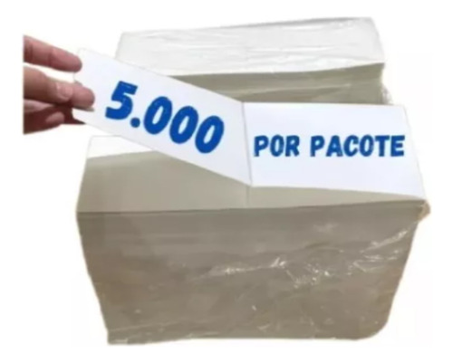 5.000 Etiquetas Térmicas Sem Rolo 10x15 - Formato Resma