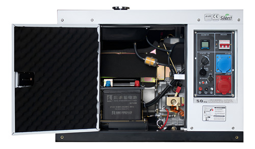 Generador Diesel Silencioso 220/380v 10kva Con Ats