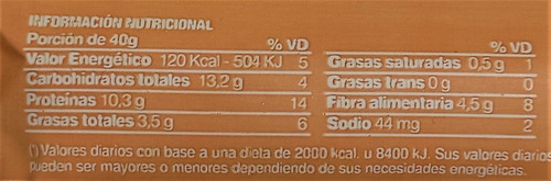Ki Bar Barrita Proteica Vainilla Datiles Mani + 3 Claras 40g
