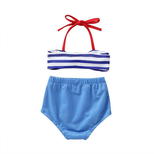 G Swimsuit 2pcs Trajes De Baño Para Bebés Y Niñas 5513 