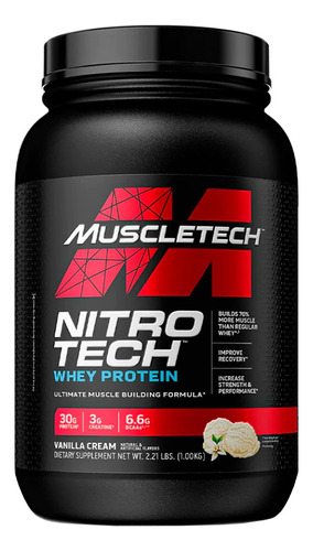 Muscletech Nitro Tech Whey Protein Proteina Vainilla 1kg