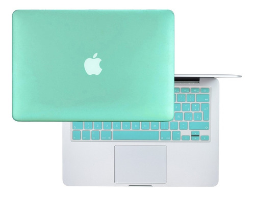 Carcasa Case Macbook + Protector De Teclado Español Pro Air