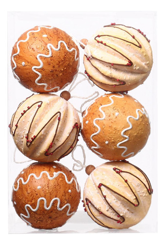 6 Adornos De Bolas De Navidad, Adornos Colgantes Para