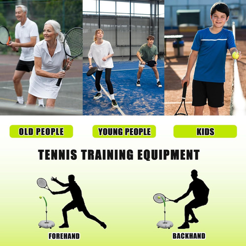 Kit De Entrenamiento Portátil De Tenis: Spin, Swing Y Tiro