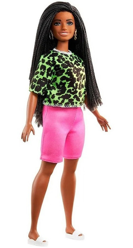 Barbie Fashionistas Muñeca # 144 Trenzas Mattel