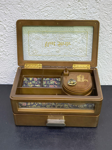 Caja Musical Joyero Vast Stride Vintage De Coleccion 80's (Usado)