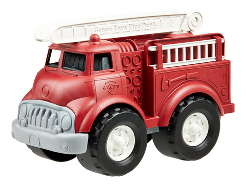Green Toys Camion De Bomberos - Fc, Rojo
