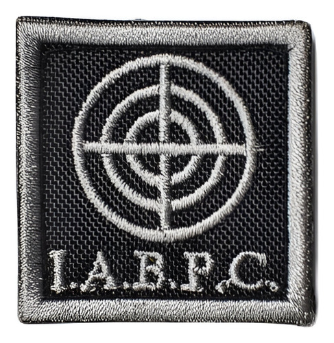 Parche Bordado Pequeño Velcro Iabpc Distintivo Policia Color