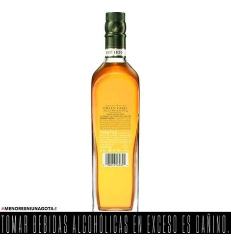 Whisky Johnnie Walker Green Label Botella 750 Ml