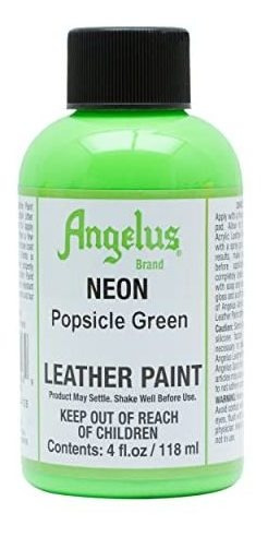 Pintura Dibujo Arte Angelus Neon-4 Oz Pintura Para Cuero, Ve