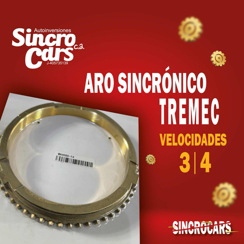 Aro Sincronico Tremec 3/4