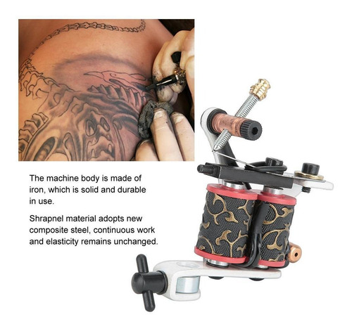 Imagen 2 de 9 de Máquina De Tatuar Profesional Para Sombreado