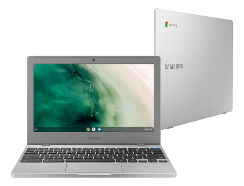 Samsung Chromebook 4 Intel Celeron N4020 4GB 64GB Tela 11.6" Prata XE310XBA-KT4BR - Excelente (Recondicionado)