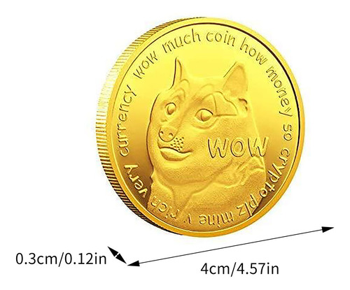Moneda Conmemorativa D Dogecoin Chapada En Moneda Doge Coin