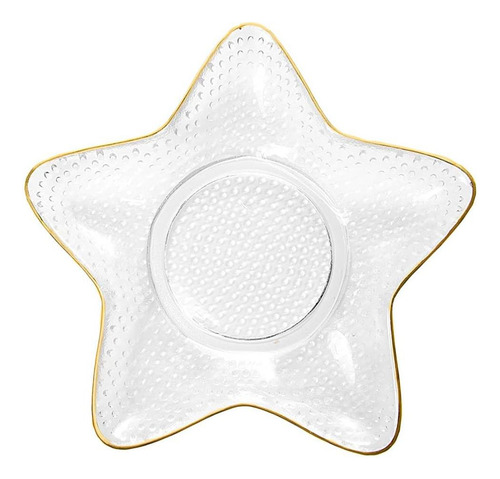 Tazón De Vidrio De Doitool En Forma De Estrella De La Ensala