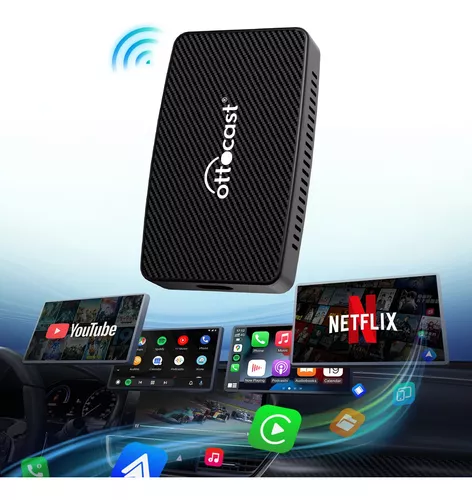 Adaptador Inalámbrico Android Auto - USB, USB-C - Negro