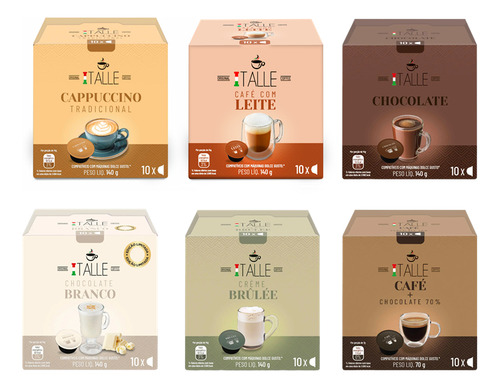 Café Expresso Capsulas Dolce Gusto Lácteos Café Italle 60 Un