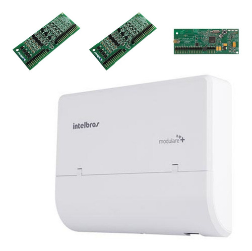 Pabx Alta Tecnologia Modulare Mais Intelbras 2 X 12 + 5 Dect
