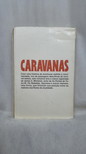 Livro Caravanas - James Michener - Editora Record (Usado)