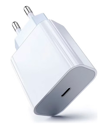 Cargador 20w Carga Rápida Doble Entrada Usb-c 