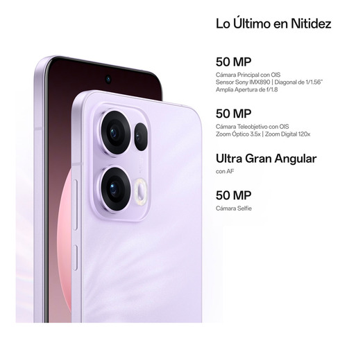 Oppo Reno13 Pro 5g Dual Sim 512 Gb Graphite Grey 12 Gb Ram Negro