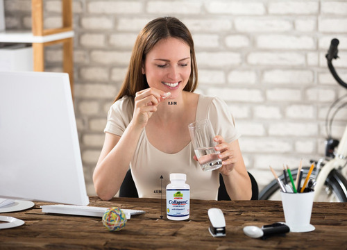 Suplemento Alfa Vitamins Premium Colágeno Hidrolizado 60 Cáp