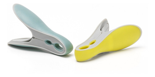 Pinzas Para Ropa Menta Y Amarillo Paquete De 8 Unidades
