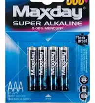 Comprar Pilas Alcalinas Aa Baterias Maxday Calidad Asegurada 1,5 V 