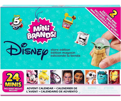 Calendario De Adviento Disney Edición Limitada Mini Brands