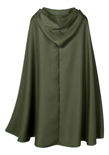 Capa Medieval Renacentista Con Capucha Disfraz Halloween
