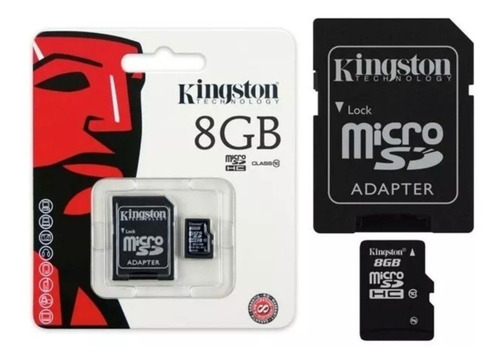 Memoria Micro Sd Kingston 8gb / Adaptador Tlf Clase 4