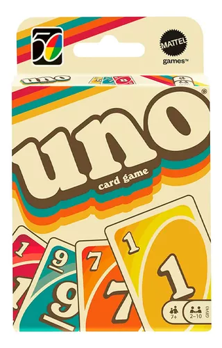 Jogo de Cartas UNO Icônico Décadas (S) - Branco