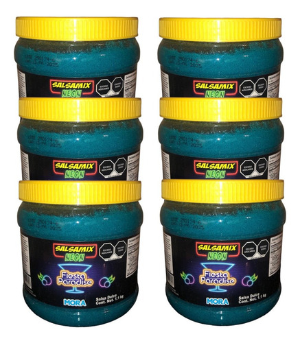 Salsa Mix Neon Mora Azul 9.9kg Escarchar Michelada Coctel