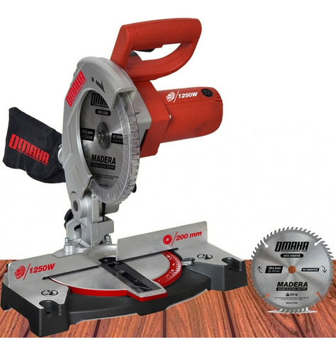 Sierra Ingletadora Omaha 1250w / 4500 Rpm 200mm 8 Pulgadas