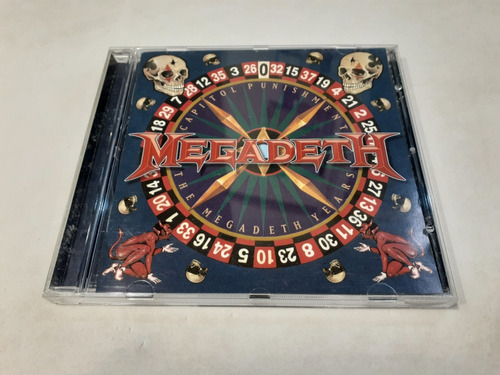 Capitol Punishment. The Megadeth Years - Cd 2000 Nacional Nm