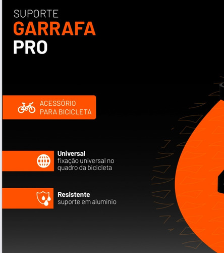 Imagem 2 de 3 de Suporte De Garrafa Caramanhola Ciclismo Pro Alumínio