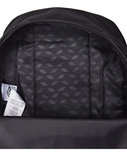 Mochila masculina e feminina Diamond Camo Cor Preto Design Liso 16l Umbro