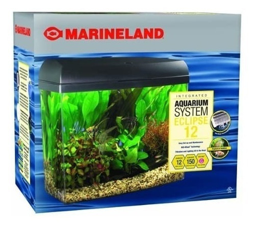 Acuario Acrílico Marineland 12 Gal - 45 Lts Con Accesorios 