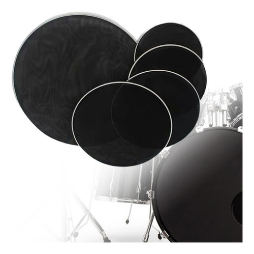 5x Bass Drum Head Drum Set Head Skin 10 12 14 16 22 Pulgadas
