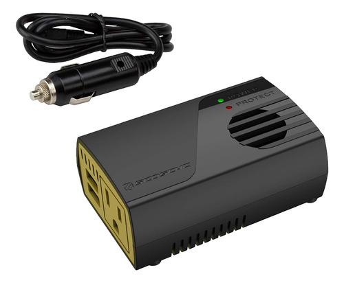 Pi150m Invert150 150w Mobile Inverter 1 Toma De Ca, 2 P...