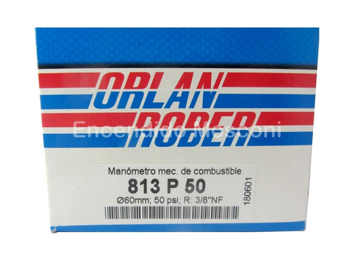 Imagen 4 de 8 de Presión De Combustible 60mm Orlan Rober Competición 50 Psi