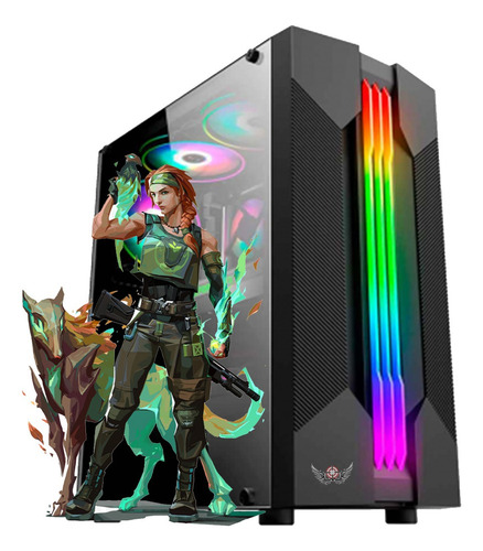 Pc Gamer Montado Com 16gb A8 Ssd 560gb + Wifi + Games