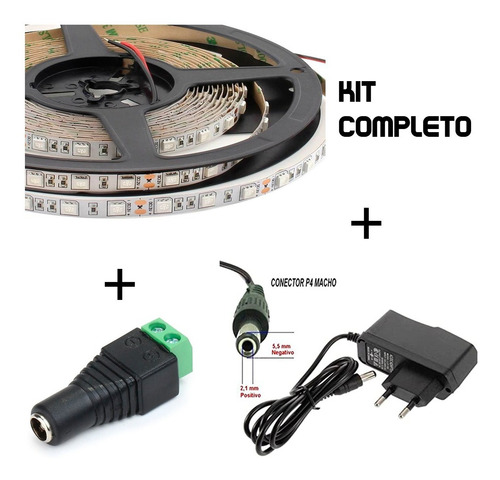 Imagem 3 de 8 de Kit Fita Led Uv Luz Negra Serigrafia Aquário 0,5m - Promoção