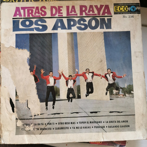 Disco Lp:los Apson- Atras De La Raya
