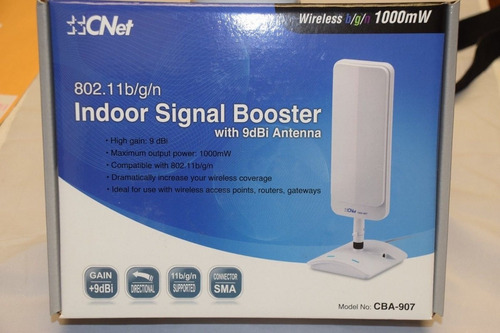 Cnet Booster De Señal Interior De 802.11b/g/n Con Antena De 